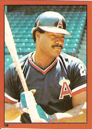 1982 Topps Baseball Stickers     158     Don Baylor